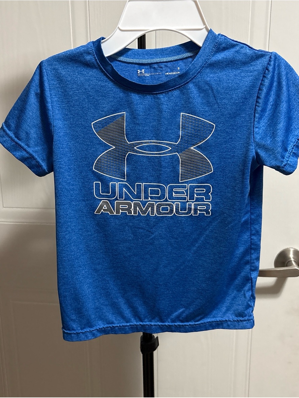 Under Armour Blue Short-Sleeve Logo Tee